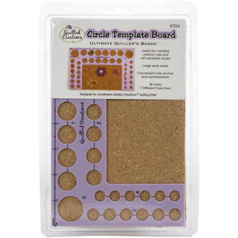 LC Quilled Creations Circle Template Board 5"X8"