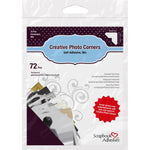Paper Photo Corners Self-Adhesive 72/Pkg