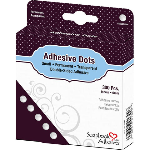Dodz Adhesive Dot Roll - Small .24" 300/Pkg