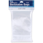 Darice Reclosable Bags 100/Pkg 4"X6" Clear