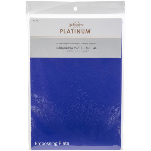 Spellbinders Platinum XL Embossing Plate + Mat