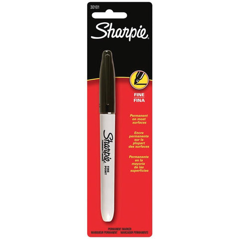 Sharpie Fine Point Permanent Marker Carded Black