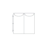 Totally Tiffany ScrapRack Basic Storage Pages 10/Pkg -Vertical Double