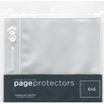 American Crafts Page Protectors Top-Loading 6"X6" 10/Pkg