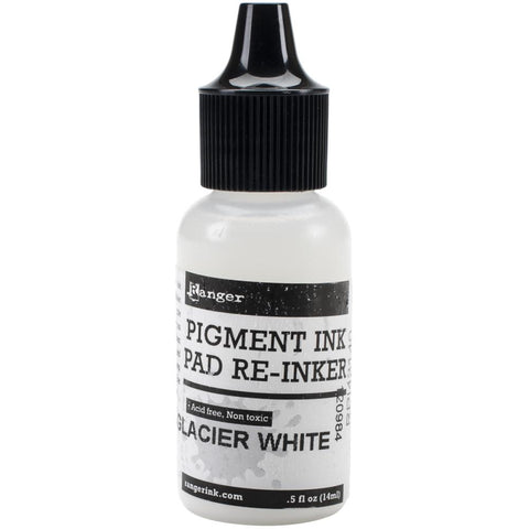 Ranger Pigment Pad Reinker .5oz Glacier White