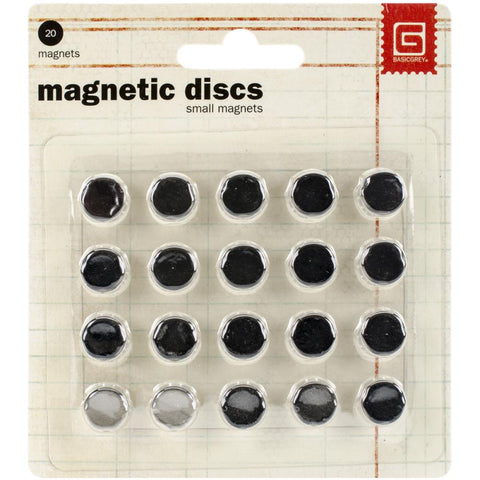 Magnetic Discs .375" 20/Pkg