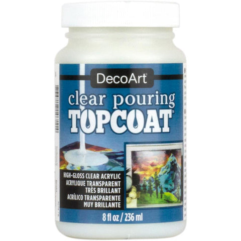 DecoArt clear pouring Topcoat 8oz