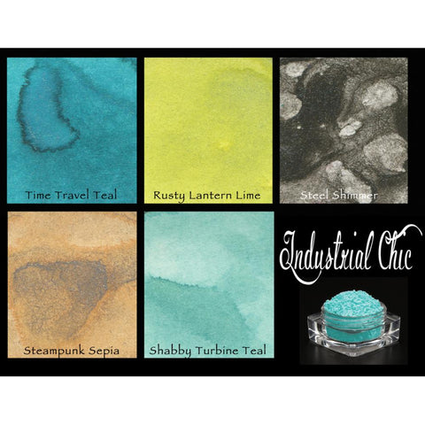 Lindy's Stamp Gang 2-Tone Embossing Powders .5oz 5/Pkg-Enchanted Forest
