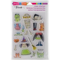 LC Stampendous Perfectly Clear Stamps Costume Stack