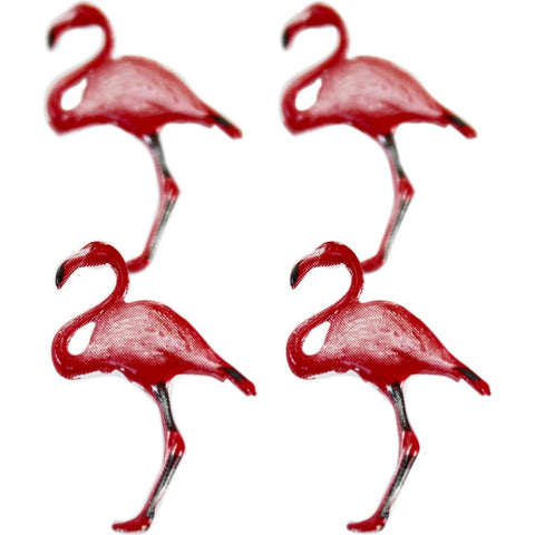 Eyelet Outlet Shape Brads 12/Pkg Flamingo
