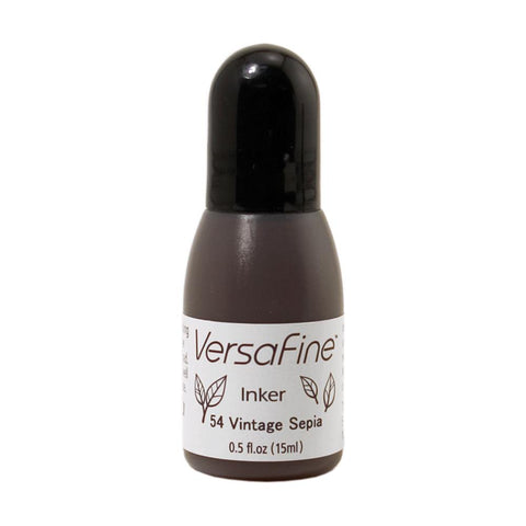 VersaFine Pigment Ink Refill .5oz Vintage Sepia