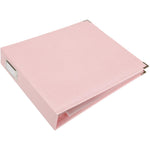 We R Classic Leather D-Ring Album 12"X12" Pretty Pink