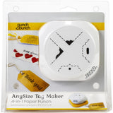 Punch Bunch AnySize Elegant Tag Maker - 4-In-1 Corner And Hole Punch