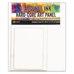 Tim Holtz Alcohol Ink Hard Core Art Panel 3/Pkg