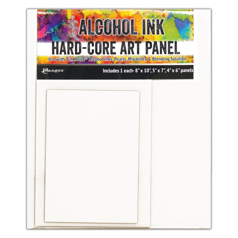 Tim Holtz Alcohol Ink Hard Core Art Panel 3/Pkg