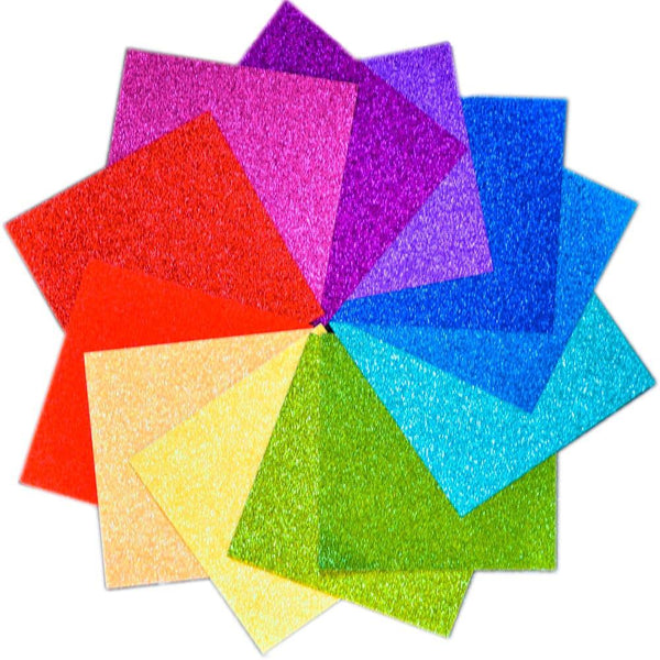 Memory Box Glitter Paper Pad 6X6 24/Pkg-Majestic Hues