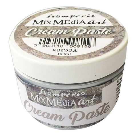 Stamperia Metallic Cream Paste 150ml Silver