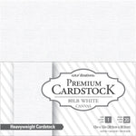 Core'dinations Value Pack Cardstock 12"X12" 80lb 20/Pkg White Canvas