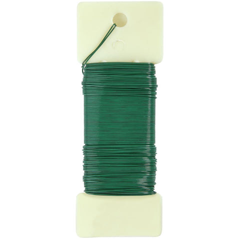 S20 Floral Wire 26 Gauge .25lbs Green