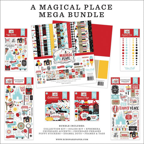 S25 Echo Park Mega Bundle Collection Kit 12"X12" A Magical Place