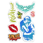 S25 Ciao Bella Bad Girls Clear Stamps 4"X6" Urban Kiss