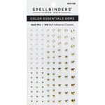 Spellbinders Color Essentials Gems 108/Pkg Gold Mix