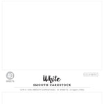 Colorbok 78lb Smooth Cardstock 12"X12" 40/Pkg White