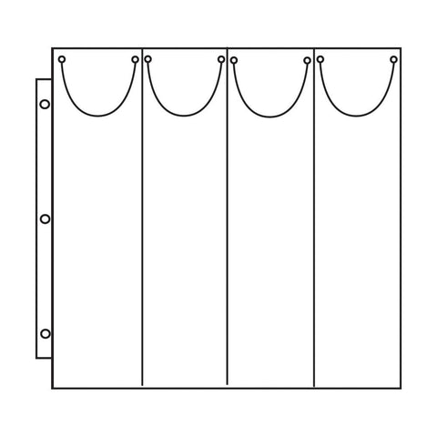 Totally Tiffany ScrapRack Basic Storage Pages 10/Pkg Vertical Quad