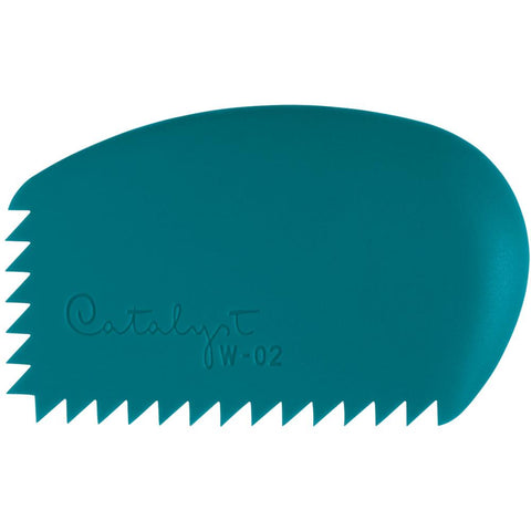 LC Princeton artist brush Co - Catalyst silicone wedge tool - Teal  W-02