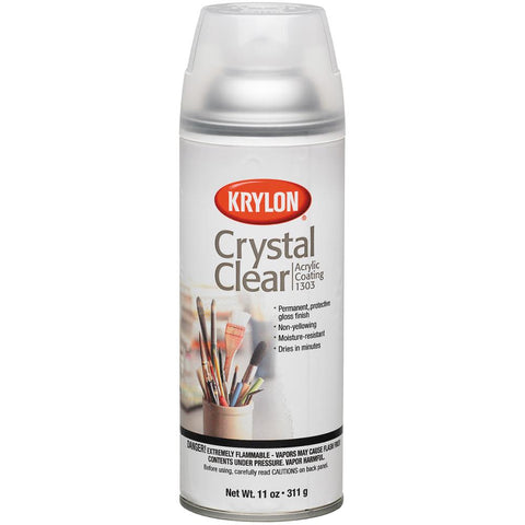 Krylon Crystal Clear Acrylic Coating Aerosol Spray 11oz
