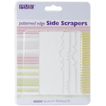 PME, Patterned Edge Plastic Side Scraper Set 4/Pkg