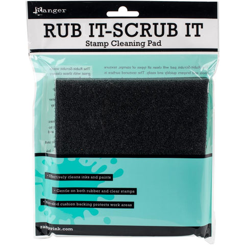 Ranger Inkssentials Rub-It Scrub-It Stamp Cleaning Pad 6"X6"