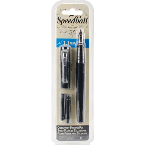 Speedball Calligraphy Fountain Pen 1.1mm Black