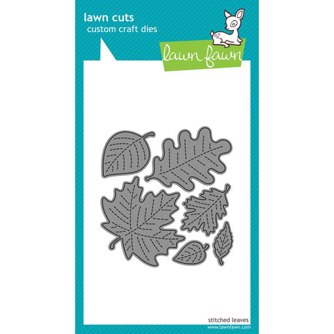 Lawn Fawn - Lawn Cuts Custom Craft Die Stitched Leaves