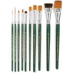 Plaid Craft One Stroke Brush Set 10/Pkg