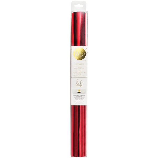 Lot De 3 Rouleaux Feuilles Réactives Heidi Swapp Minc - 2 Sarcelle, 1 Rouge