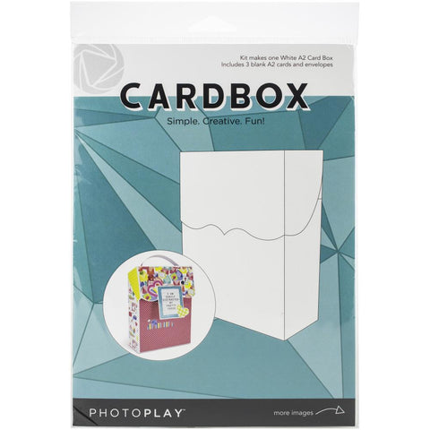 Photoplay A2 Cardbox W/3 Cards & Envelopes White