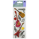 Jolee's Boutique Touch Of Jolee's Dimensional Stickers Guitars & Music Notes