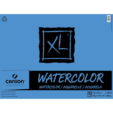 Canson XL Watercolor Paper Pad 18"X24" 30 Sheets