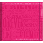 MBI Gloss Post Bound Album 12"X12" Friends - Pink