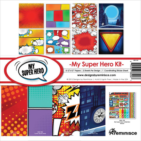 Reminisce Collection Kit 12"X12" My Super Hero