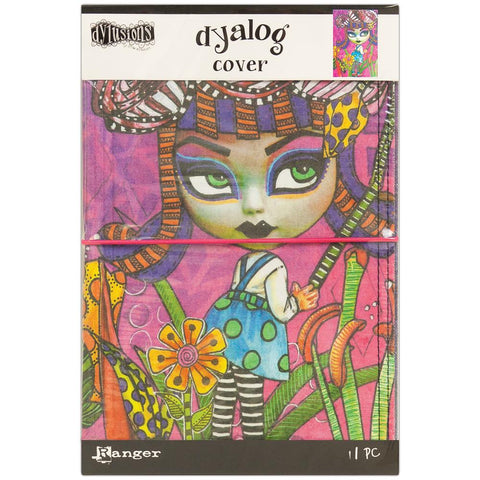 Dyan Reaveley's Dylusions Dyalog Canvas Printed Cover 5"X8" Believe