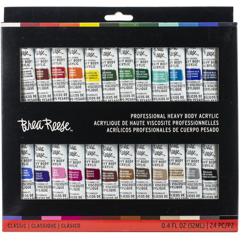 Brea Reese Acrylic Paint Set 24/Pkg Classic