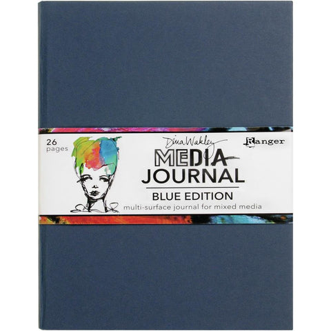 Dina Wakley Media Journal 8"X10" Blue Edition