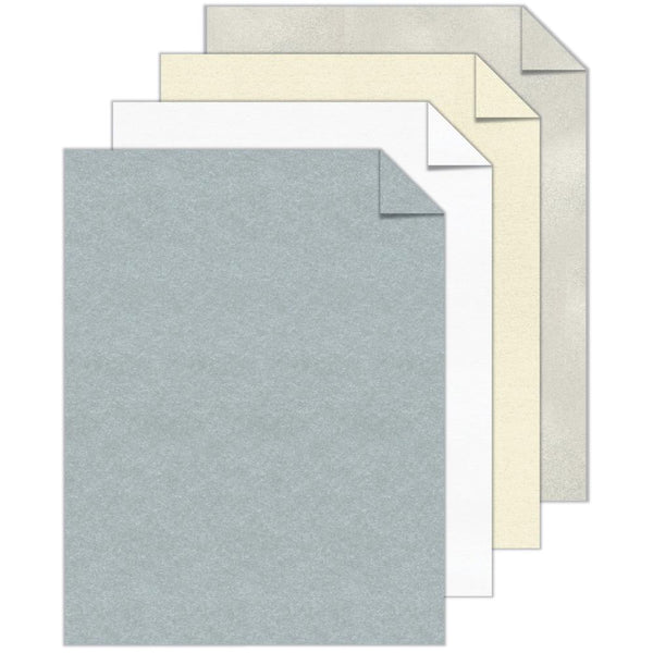 Neenah Metallic Cardstock 8.5X11 24/Pkg Astrobrights, 4 Colors/6 Eac –  Scrap en masse