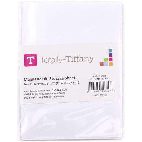 Totally Tiffany Magnetic Storage Sheets 5"X7"