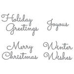 S20 Spellbinders Etched Dies Sparkling Christmas Mix & Match Sentiments