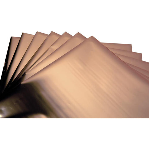 Sizzix Effectz Decorative Foil Sheets 6"X6" 10/Pkg Rose Gold