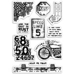 Ciao Bella Stamping Art Clear Stamps 4"X6" Speed Limit