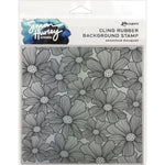 Simon Hurley create. Cling Stamps 6"X6" Sketched Bouquet